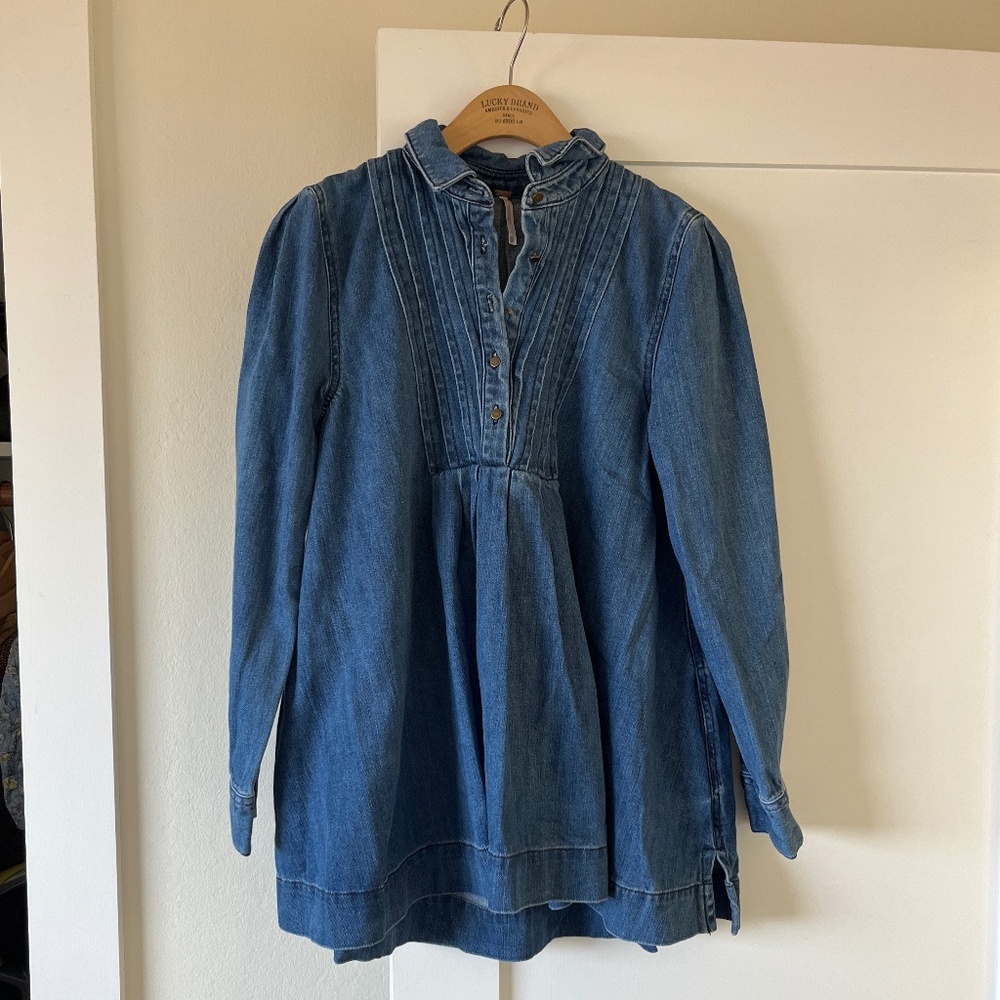 Free people denim tunic